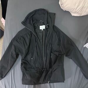 Lucky brand black windbreaker jacket